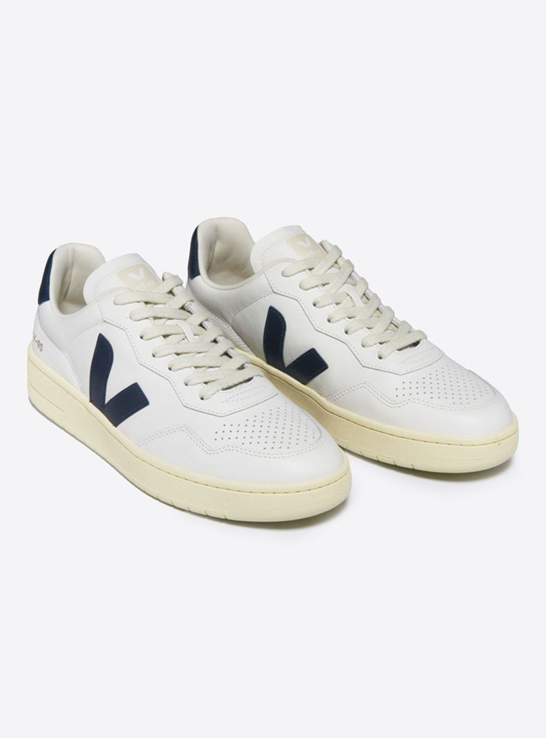 Zapatilla Urbana Hombre V-90 Leather White Nautico-1