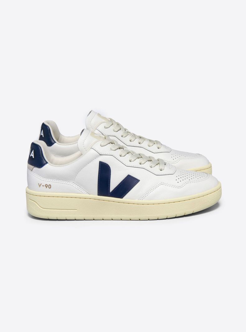 Zapatilla Urbana Hombre V-90 Leather White Nautico-0