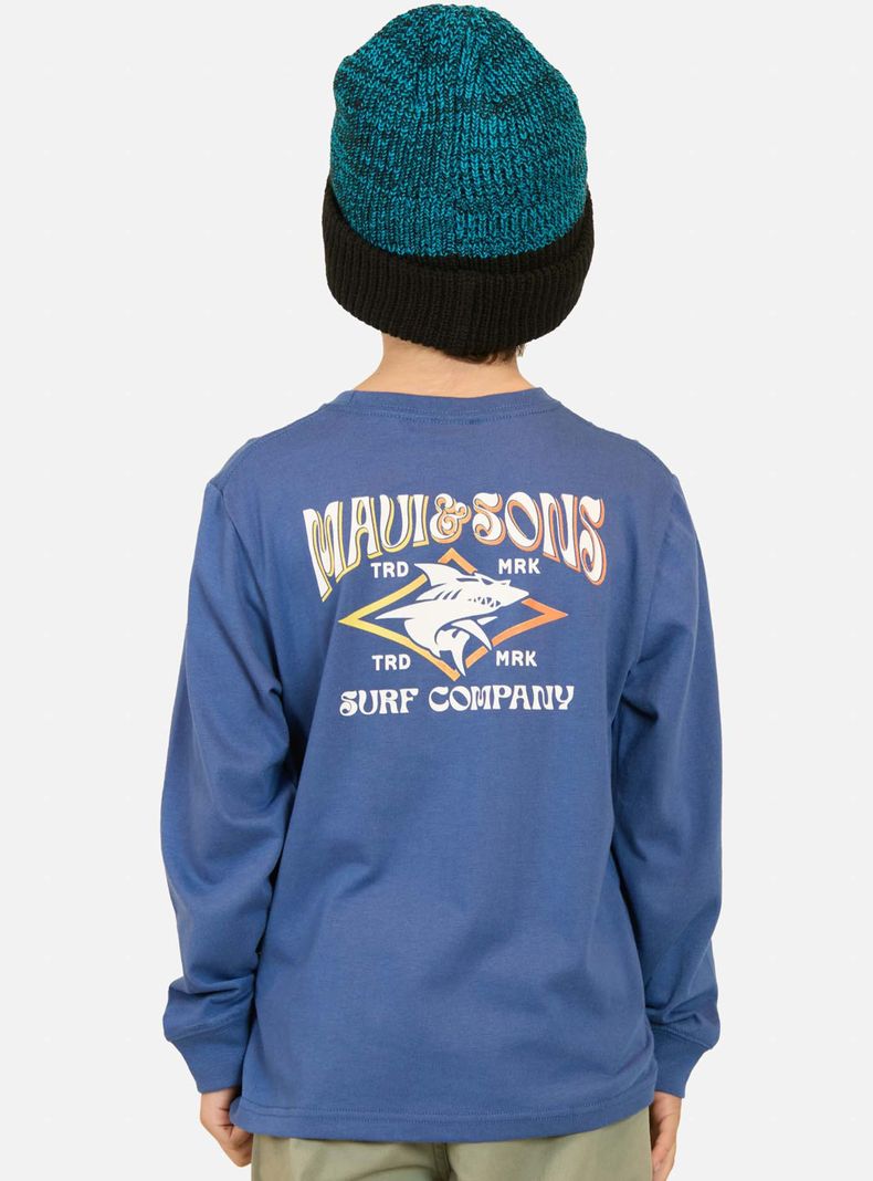 Polera Skate Shark Manga Larga-1