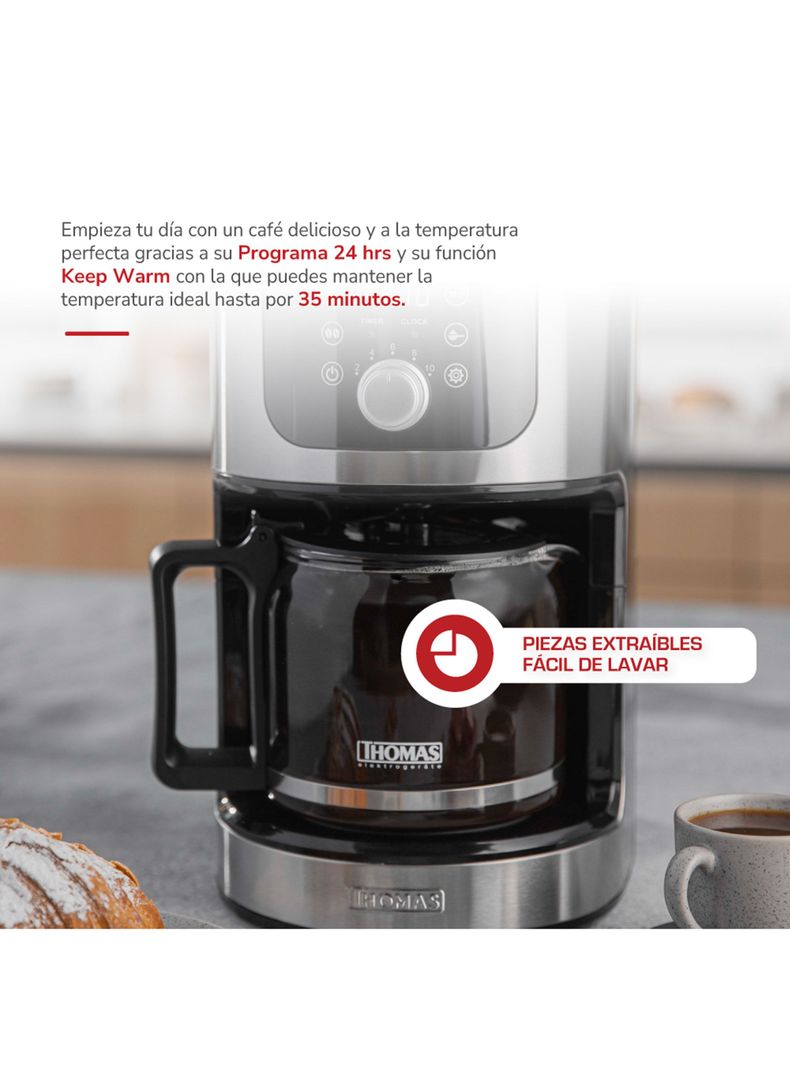 Cafetera de Filtro AromaKaffee TH-145DMi-5