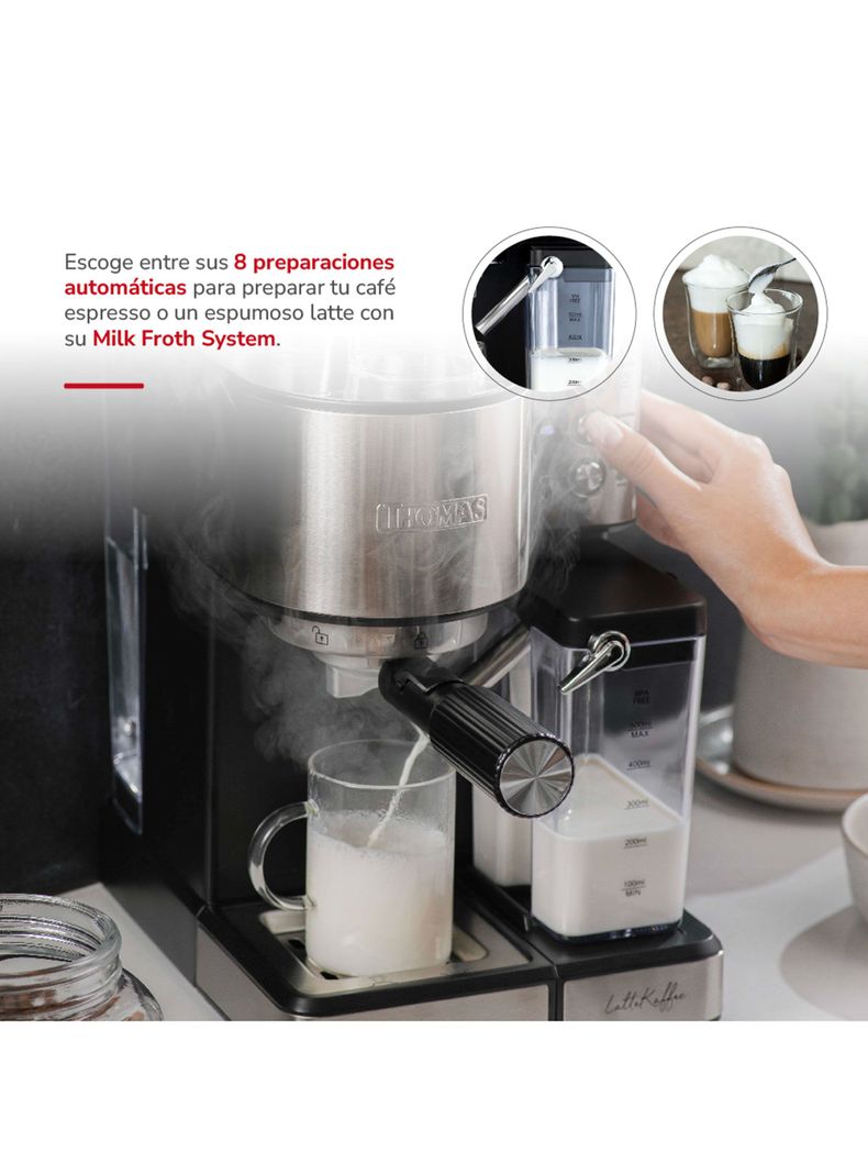 Cafetera Espresso LateKaffee TH-160DELI-4