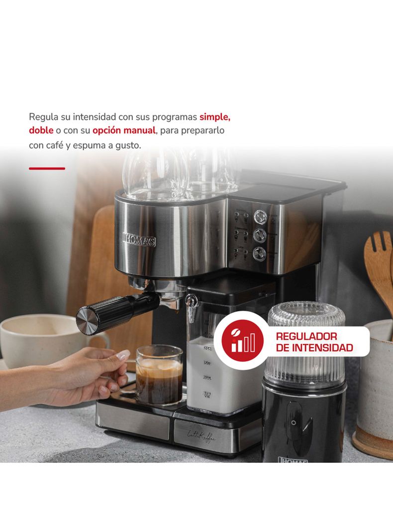 Cafetera Espresso LateKaffee TH-160DELI-5