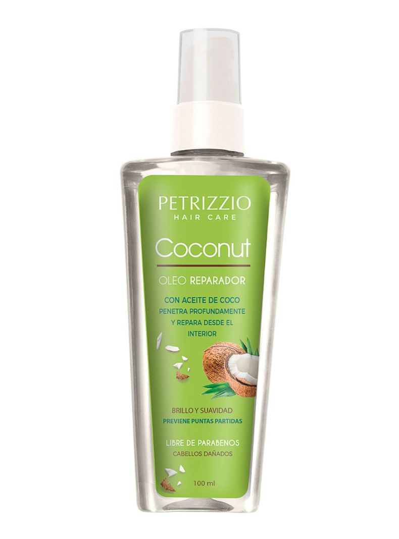 Tratamiento Capilar Óleo Reparador con Aceite De Coco 100 ml Petrizzio-2
