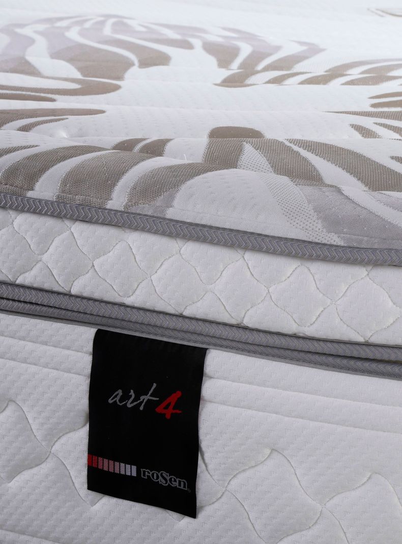 Cama Europea Art 4 2 Plazas Base Dividida + Almohada Memory Max-3