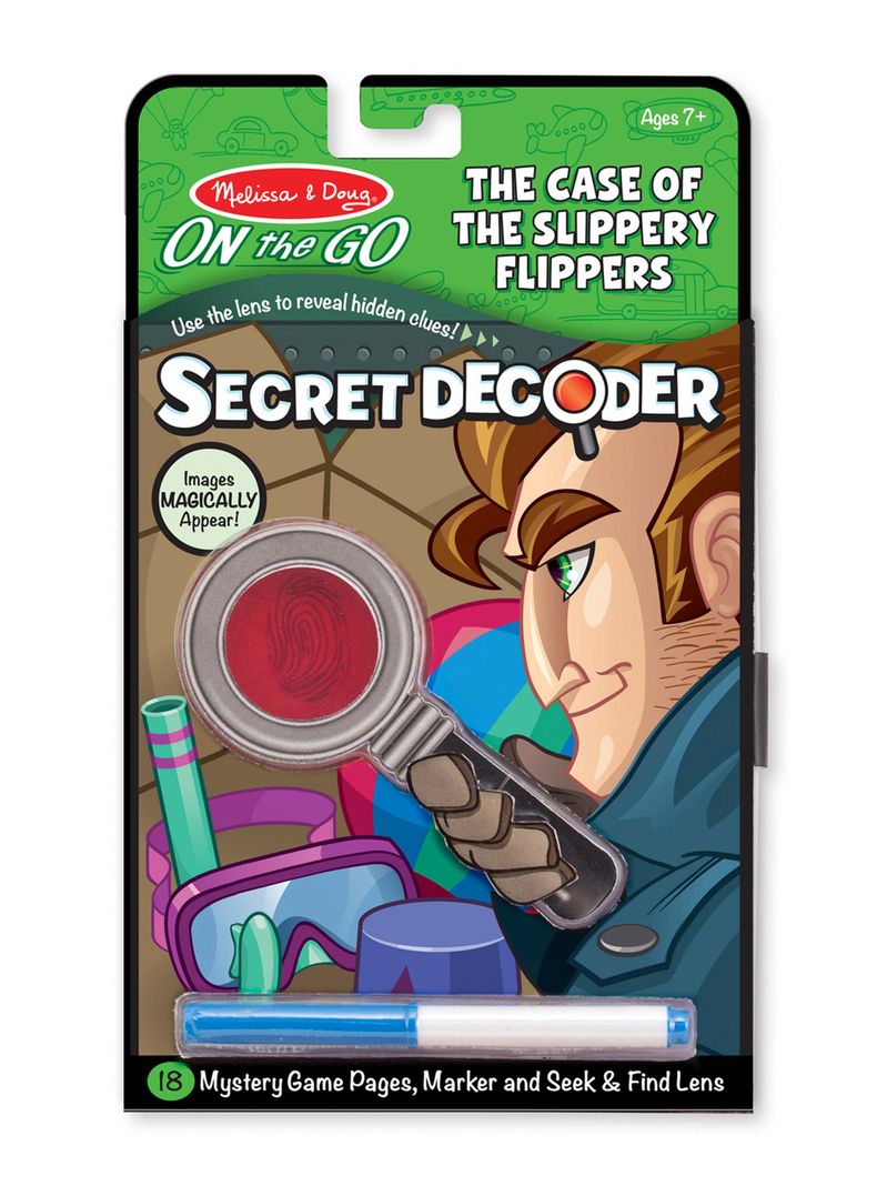 Melissa & Doug Secret Decoder Misterio en la Playa