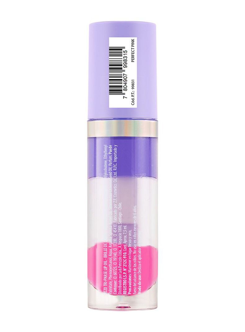 Brillo labial Triphase Lip Oil Perfect Pink 7.5 ml-1