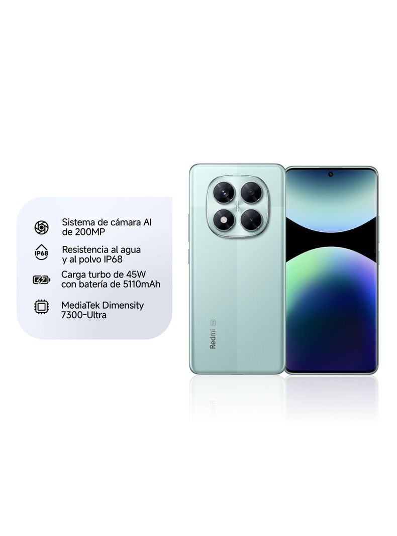 Smartphone Redmi Note 14 Pro 5G 256GB 6.6" Verde Liberado-4