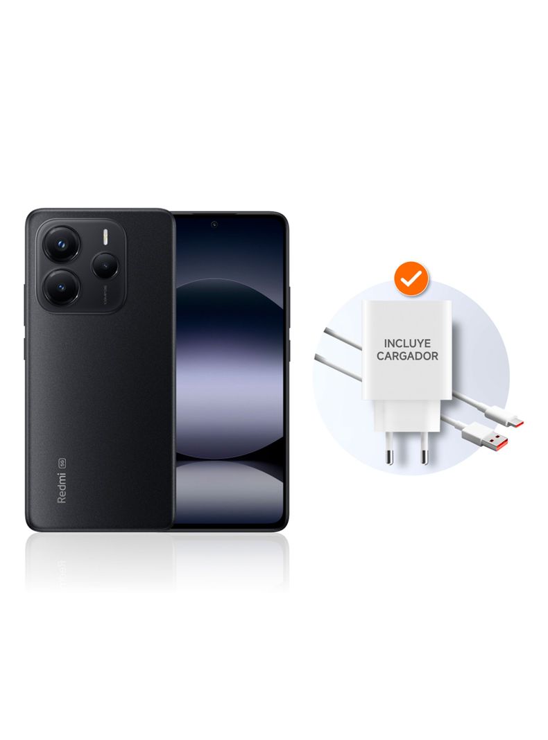 Smartphone Redmi Note 14 5G 256GB 6.6" Liberado Negro + Sound Pocket-1