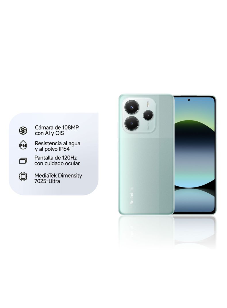 Smartphone Redmi Note 14 5G 256GB 6.6" Liberado Verde + Sound Pocket-4