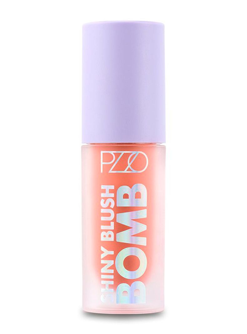Rubor Líquido Shiny Blush Bomb Soft Coral 4 ml-0
