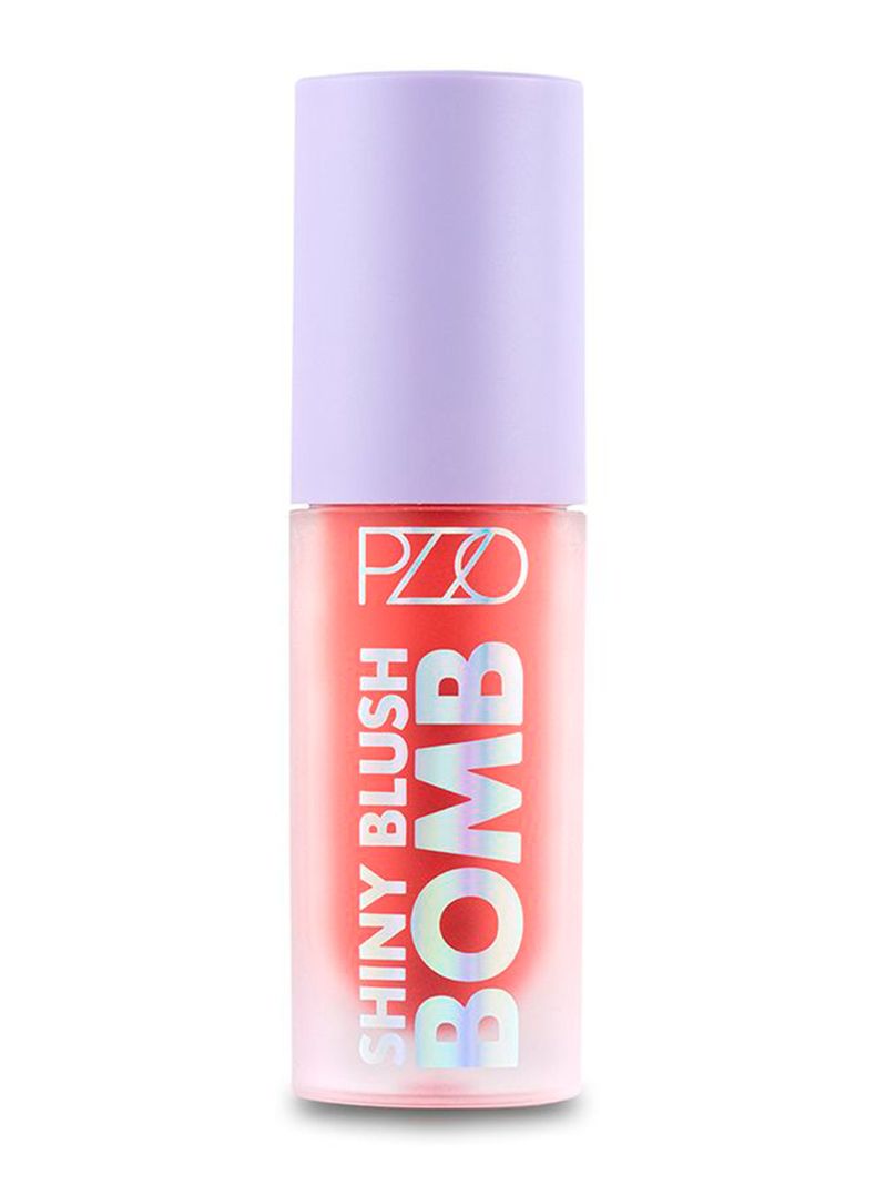 Rubor Líquido Shiny Blush Bomb Red Petal 4 ml-0