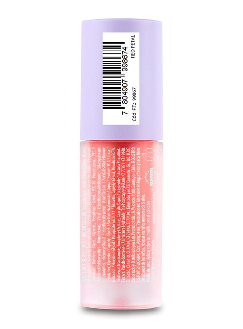 Rubor Líquido Shiny Blush Bomb Red Petal 4 ml-1