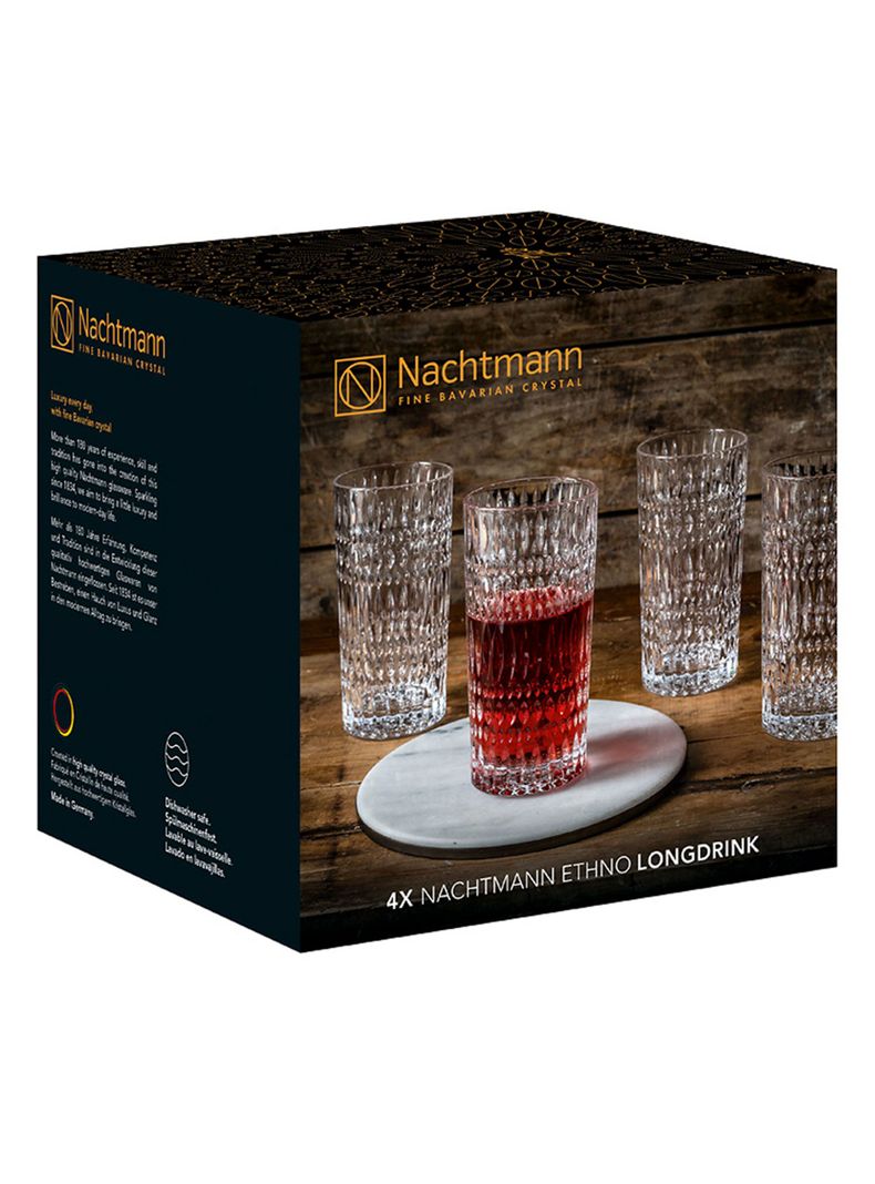 Set 4 Vasos Largos Ethno Longdrink-4