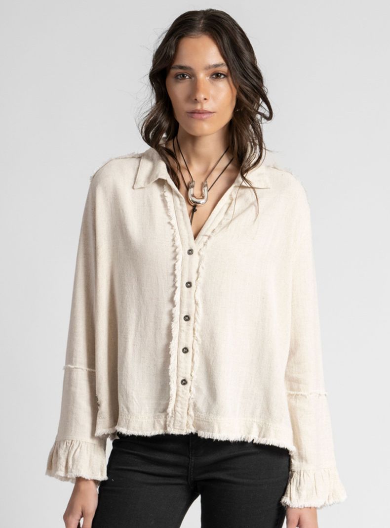 Blusa Sole Lino Arena-0