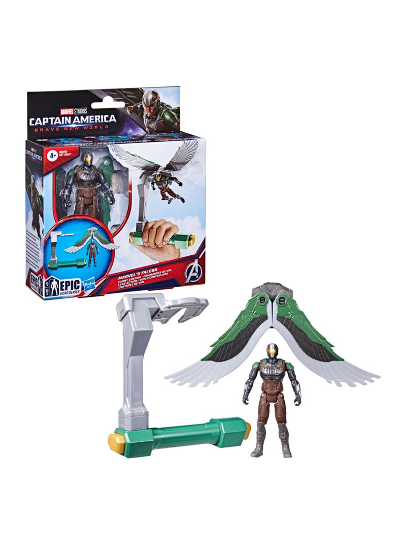 Figura de Acción Capitán América Falcon Vuelo Controlado-2