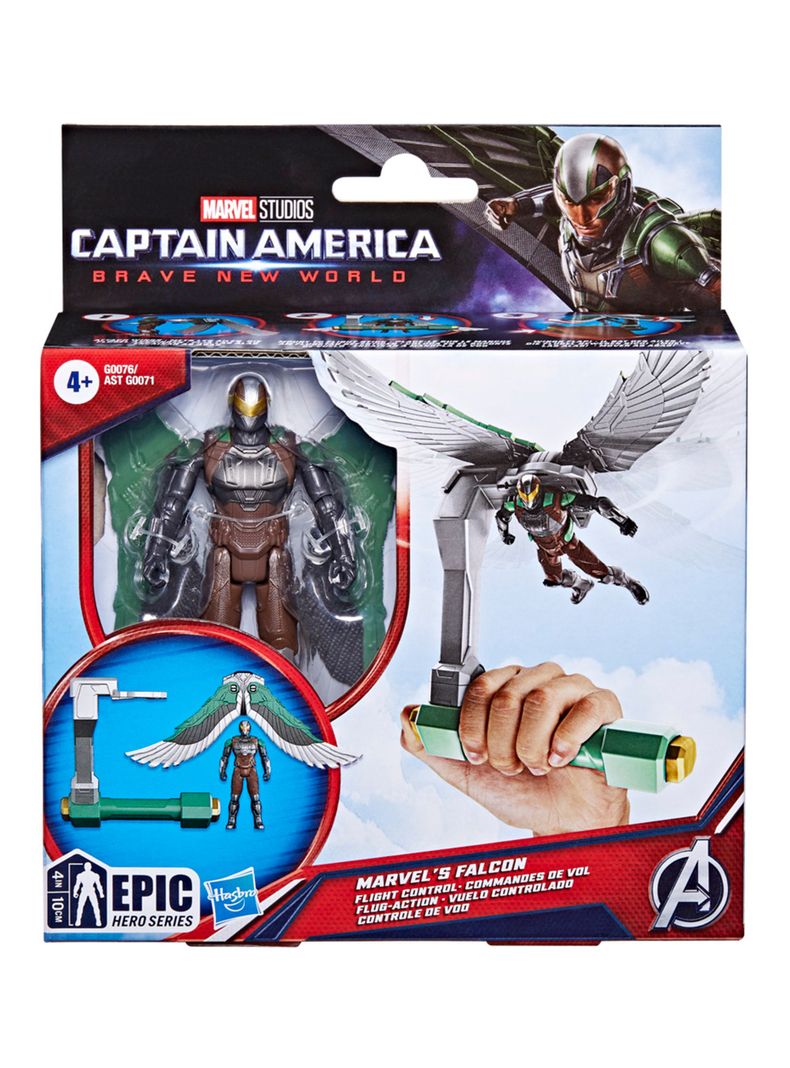 Figura de Acción Capitán América Falcon Vuelo Controlado-1