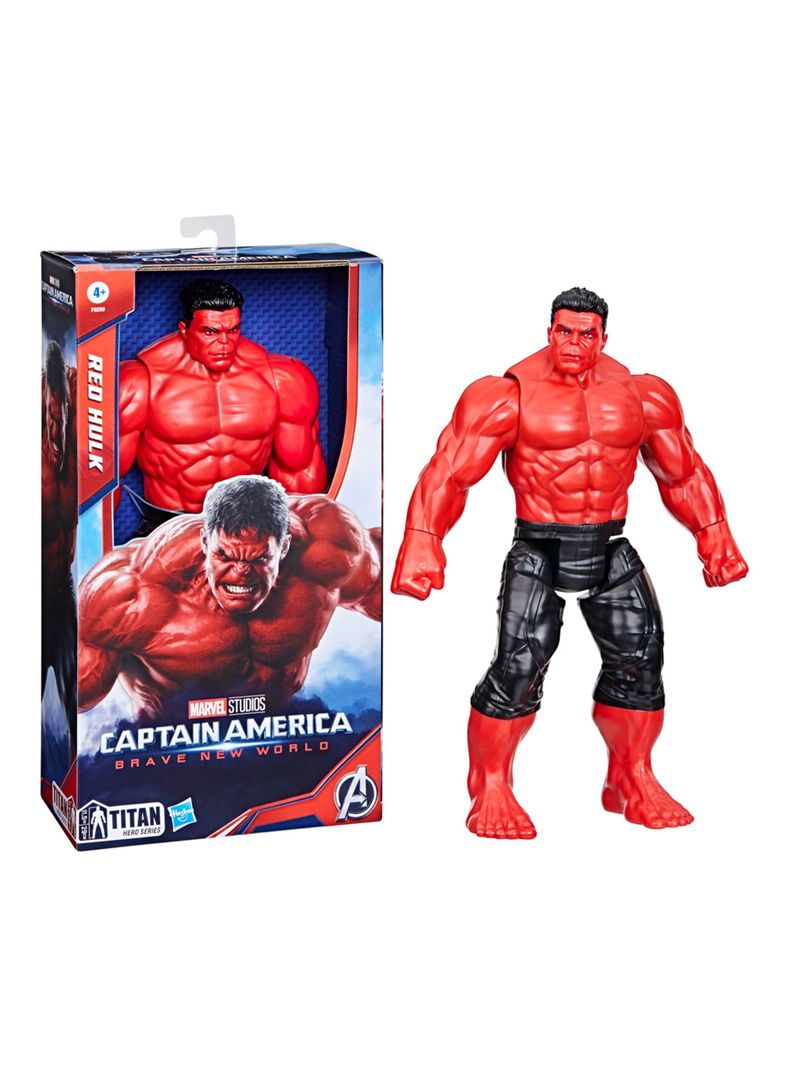 Figura de Acción Hulk Rojo Titan Hero Capitán América-2