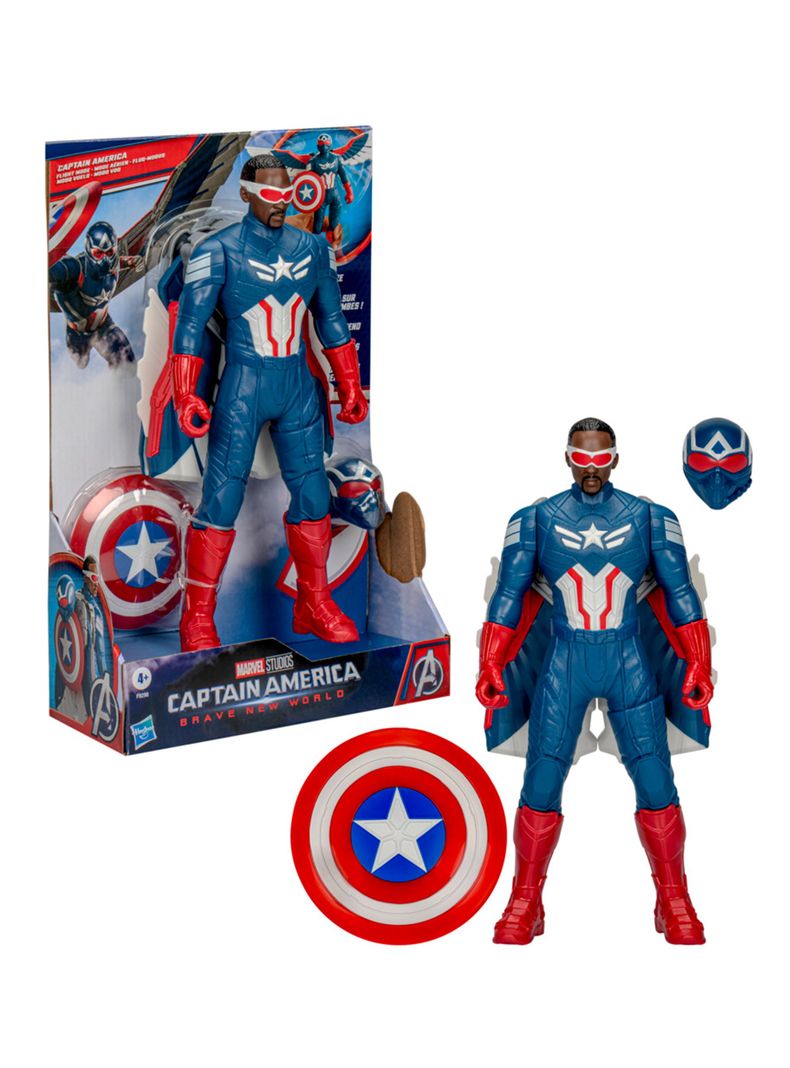 Figura de Acción New World Capitán América Modo Vuelo-2