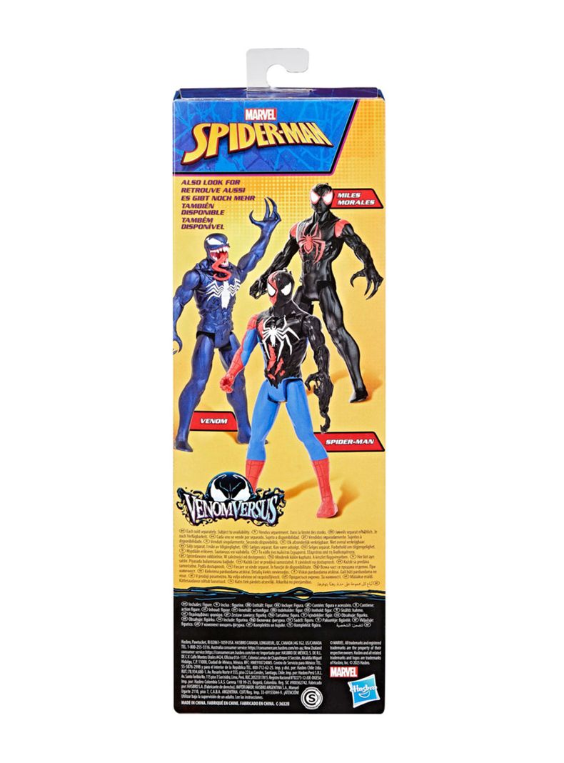 Figura de Acción Venom Versus Titan Hero Series Spiderman-4