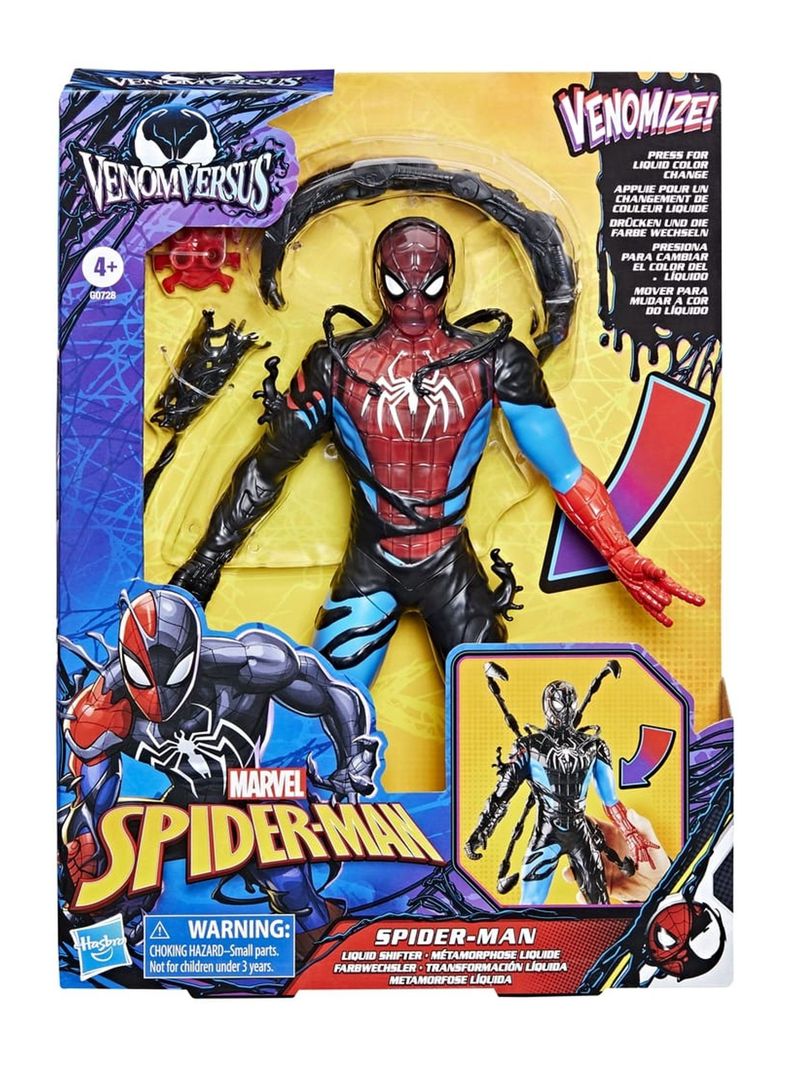 Figura de Acción Transformación Líquida Spiderman-4