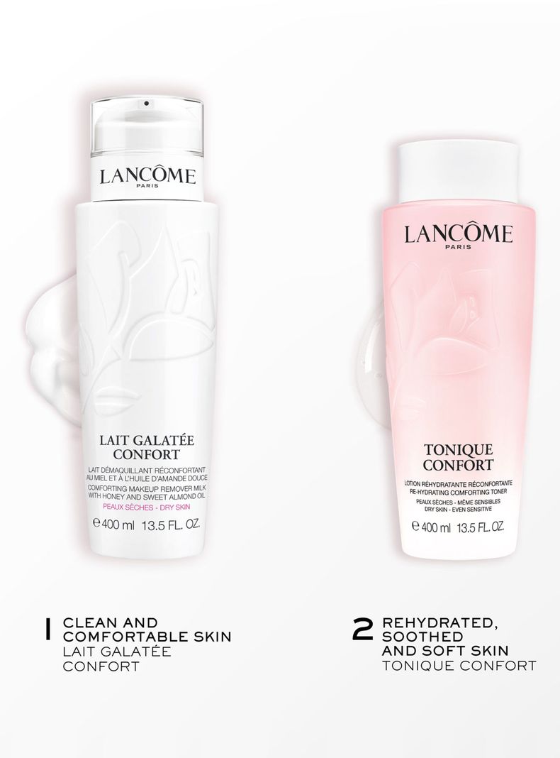 Set Limpieza Lait Galatée y Tonique Confort 400ml Lancôme-2