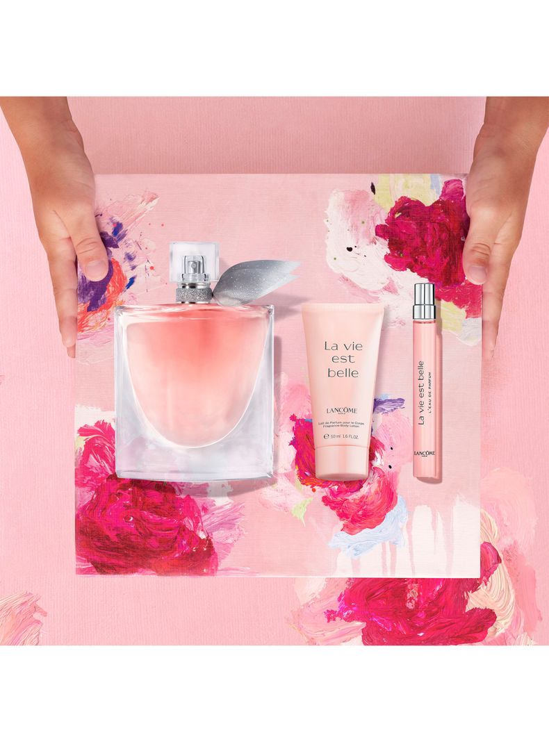 Set Perfume La Vie Est Belle EDP 100 ml +  EDP 10 ml + Loción Corporal 50 ml-2