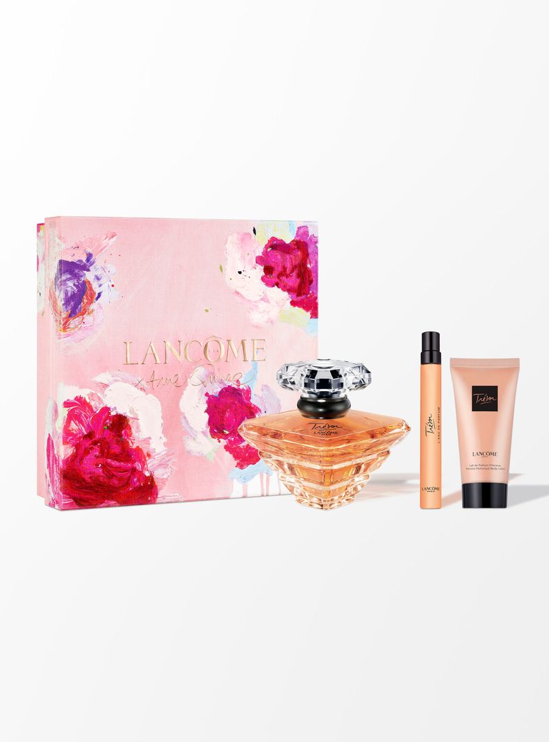 Set Perfume Trésor EDP Mujer 100 ml + EDP 7.5 ml + Locion Corporal 50 ml-0