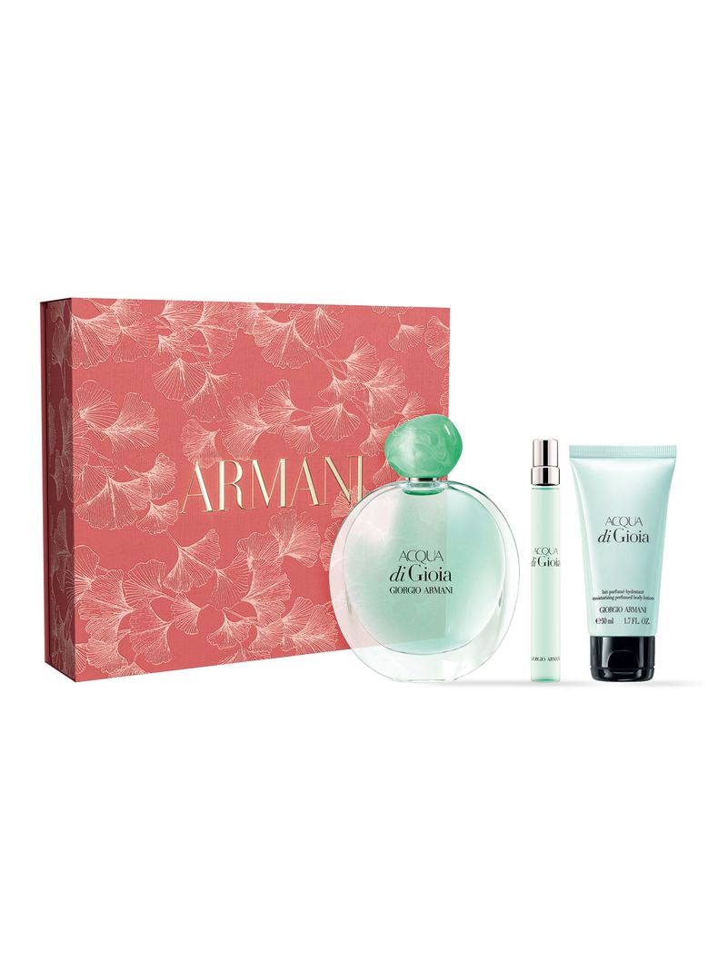 Set Perfume Acqua Di Gioia EDP 100 ml + 10 ml + Loción 50 ml Giorgio Armani-1