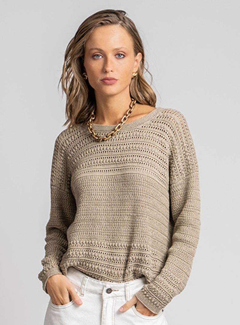 Chaleco Nina Beige-0