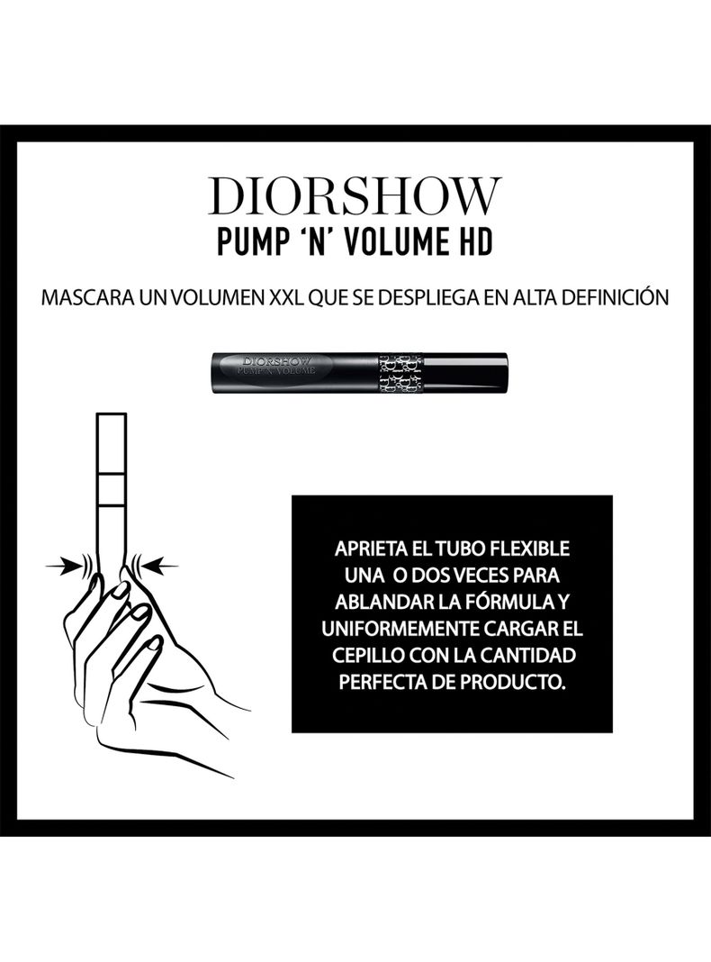 Máscara Dior de Pestañas Pump ?n? Volume Waterproof 90-3