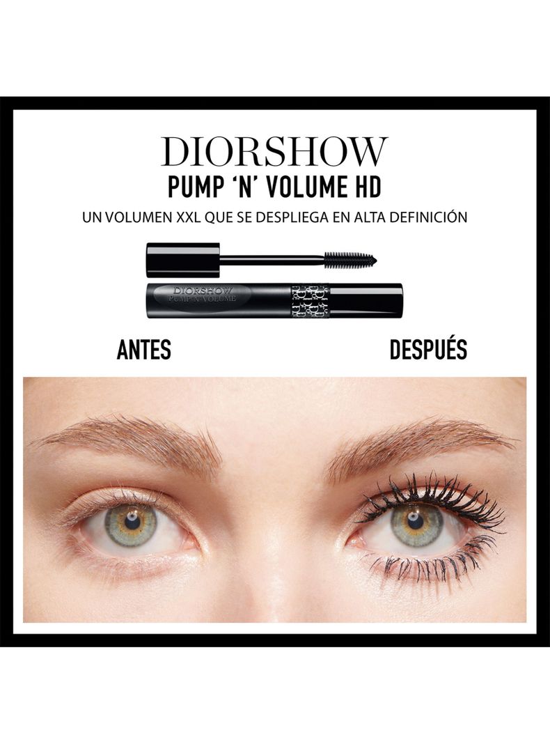 Máscara Dior de Pestañas Pump ?n? Volume Waterproof 90-4