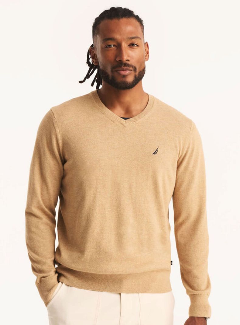 Sweater Cuello V Casual-0