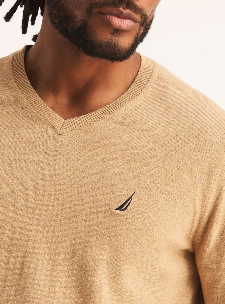 Sweater Cuello V Casual-2