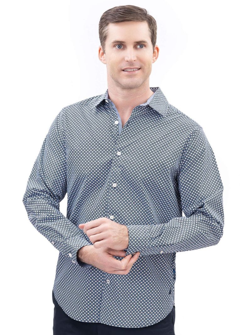 Camisa Full Estampada Cuadros-0