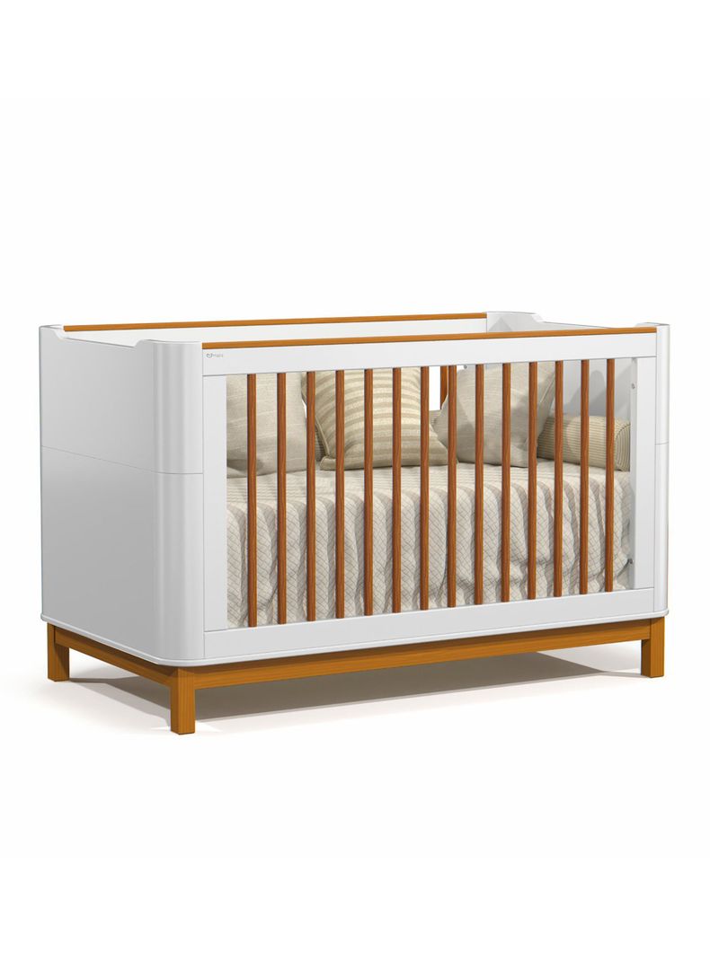 Cuna 3 Funciones Flow Blanco Eco Wood-0