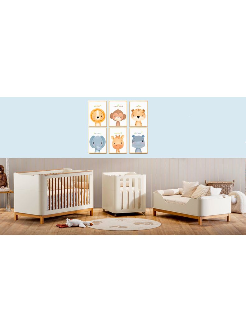 Cuna 3 Funciones Flow Blanco Eco Wood-3