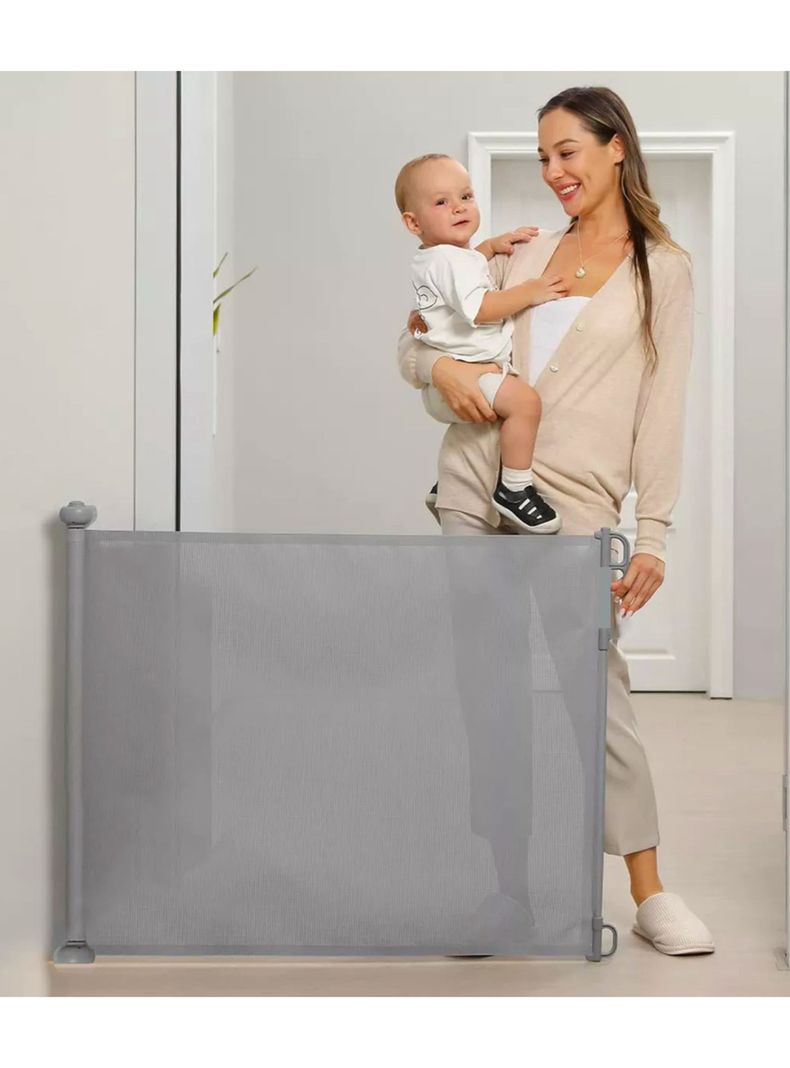 Reja Retráctil Gris 140 cm-3