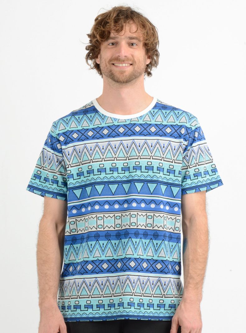 Polera Full Estampado Étnico-0