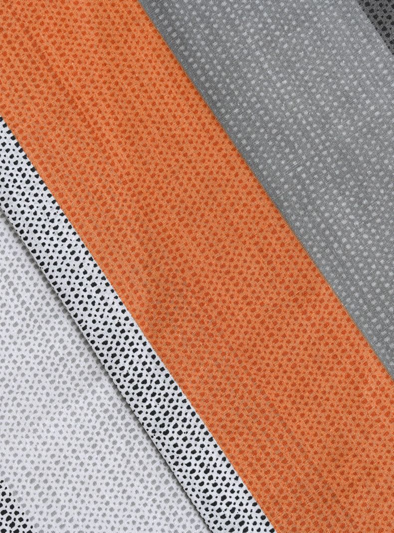 Sábanas Franjas 2 Plazas 144 Hilos Gris-2