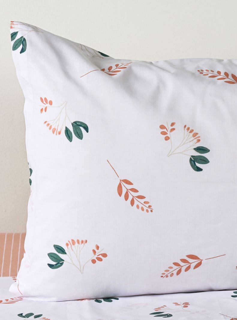 Sábanas Ninfa 1.5 Plazas 144 Hilos Rosa-1