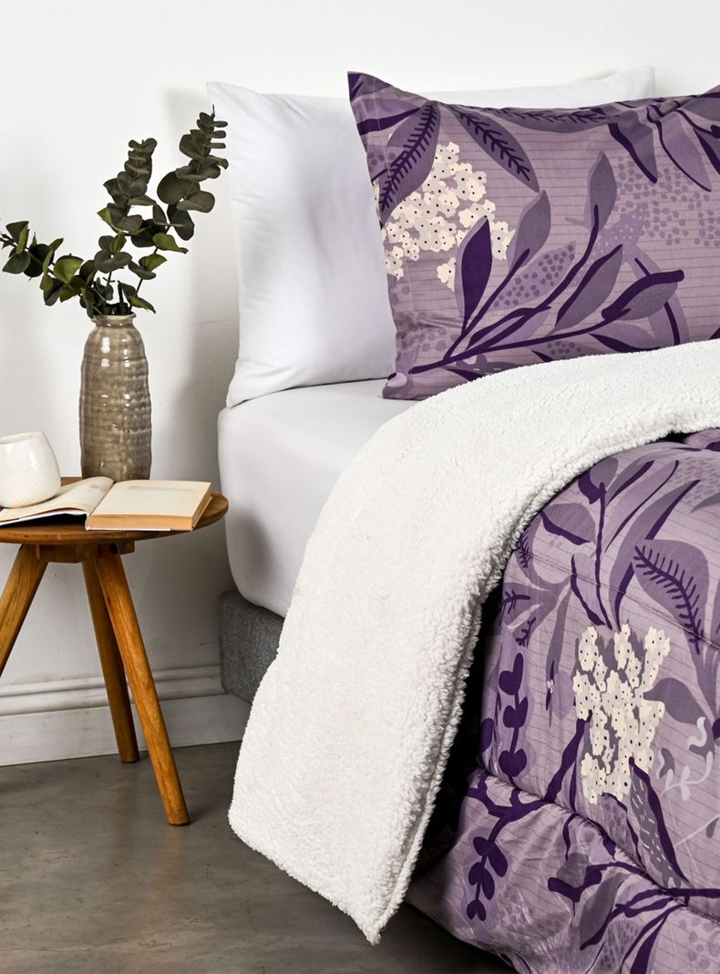 Plumón Sherpa Lavanda 1.5 Plazas-1