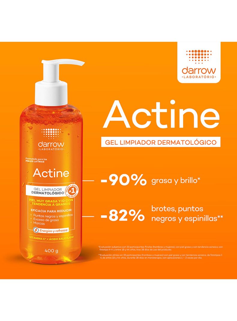 Actine Gel Limpiador Dermatológico 400g-1
