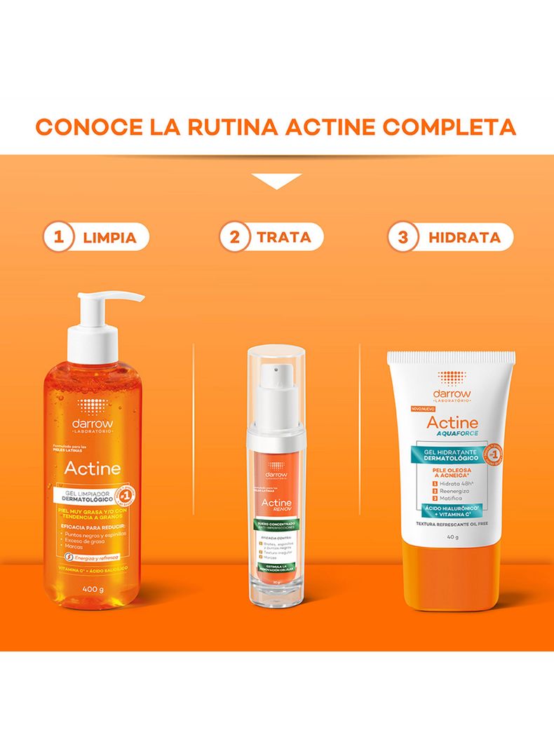 Actine Gel Limpiador Dermatológico 400g-4
