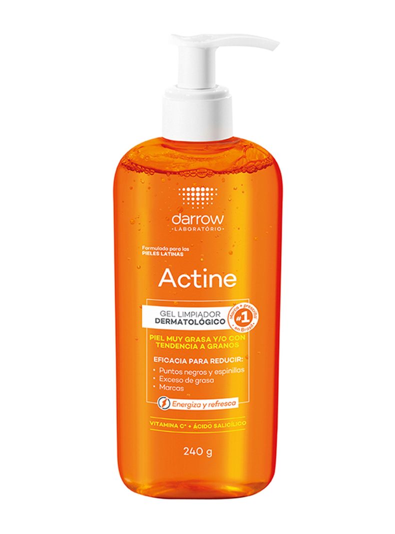 Actine Gel Limpiador Dermatológico 240g-0