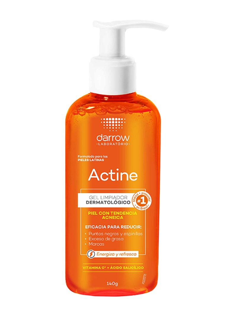Actine Gel Limpiador Dermatológico 140g-0