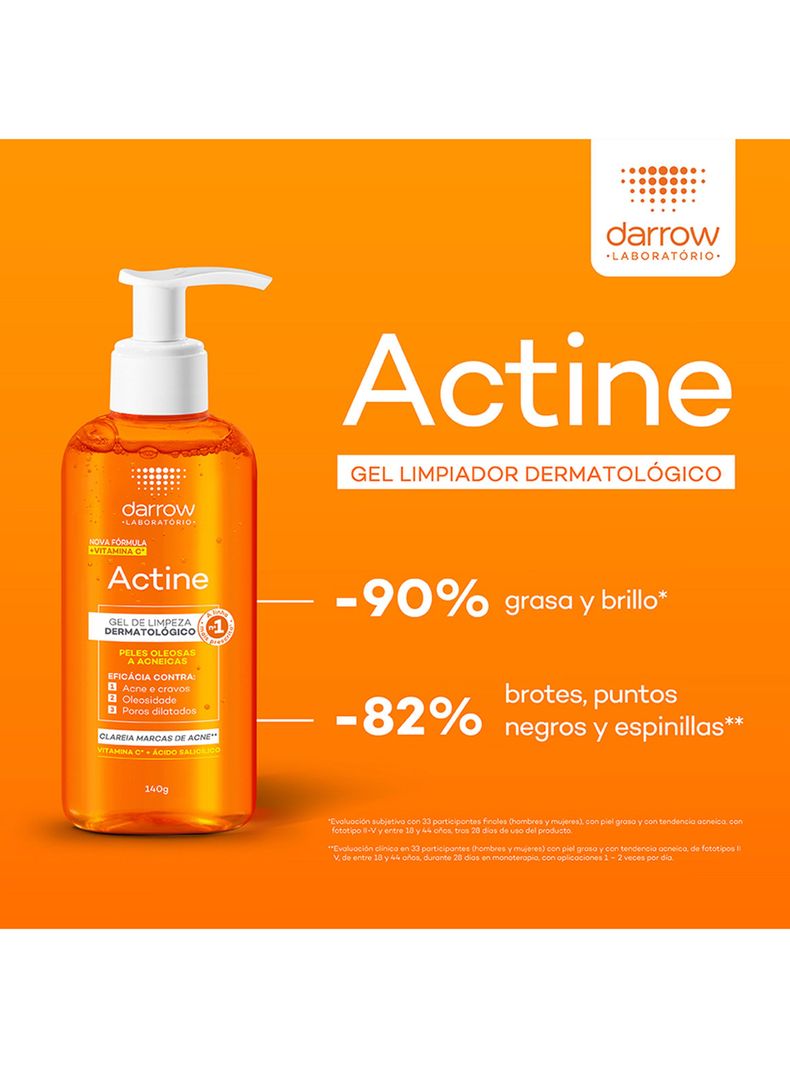 Actine Gel Limpiador Dermatológico 140g-1