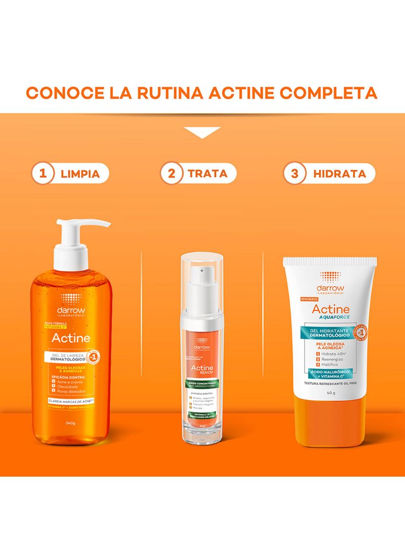 Actine AquaForce Gel Hidratante Dermatológico 40ml-4