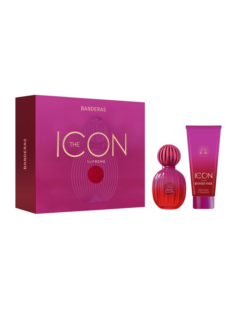 Set Perfume The Icon Supreme EDP Intense Mujer 50 ml + Loción Corporal 75 ml-0