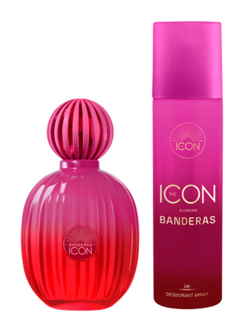 Set Perfume The Icon Supreme EDP Intense Mujer 100 ml + 24h Desodorante Spray for Women 150 ml-0