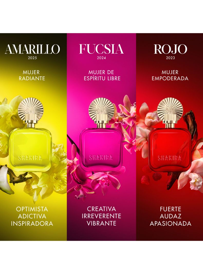 Set Perfume Amarillo EDP Mujer 50ml + Loción Corporal 75ml Shakira-3